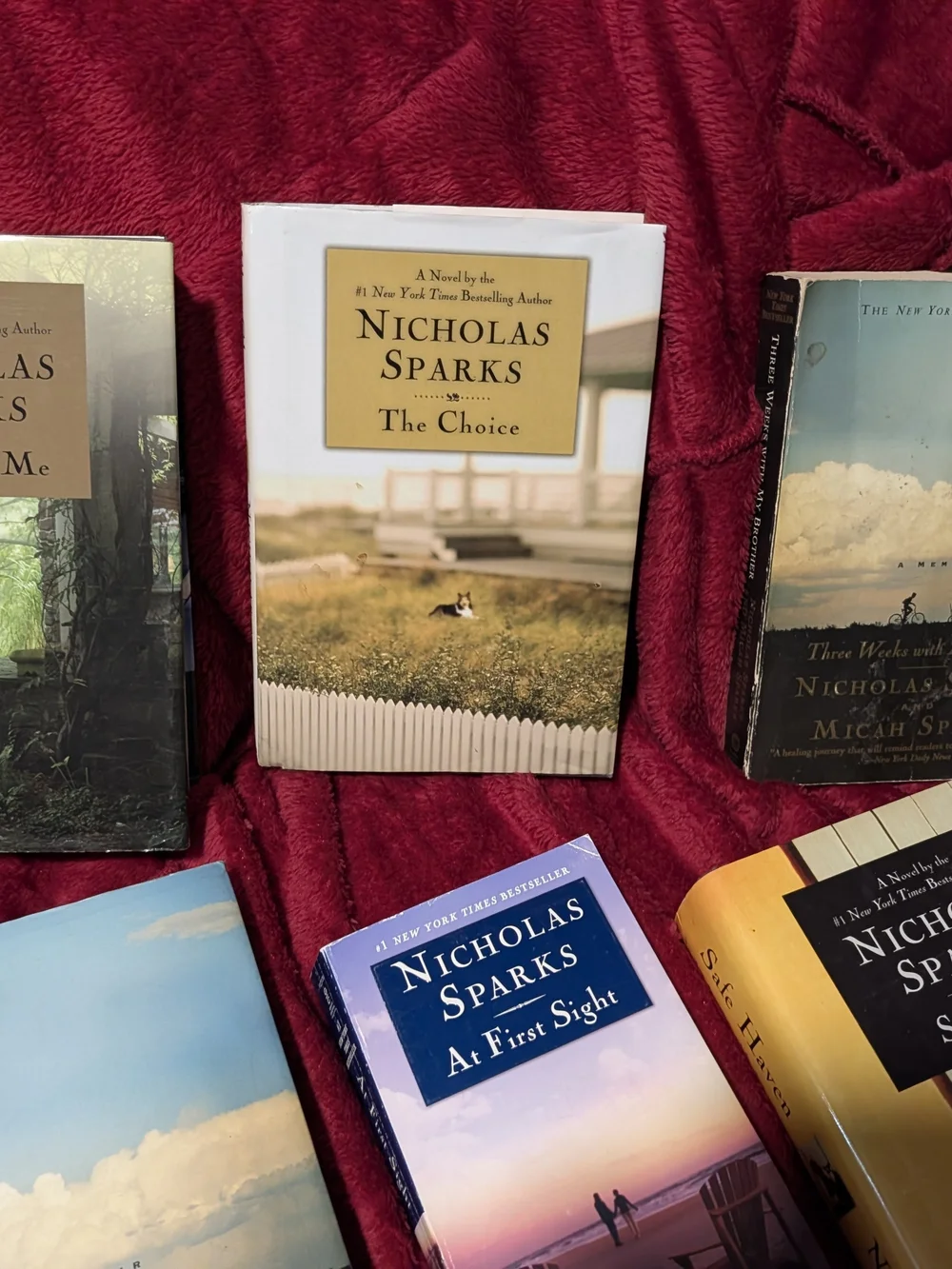 Nicholas Sparks Book Lot of 8 – Hardcovers & Paperbacks
